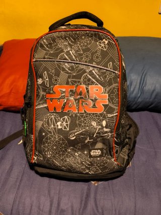 Mochila Star Wars Negra . Muy grande