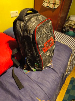 Mochila Star Wars Negra . Muy grande