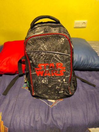 Mochila Star Wars Negra . Muy grande