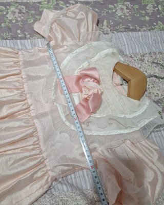 Vestido de fiesta o boda para niña rosa