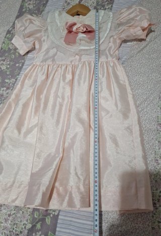 Vestido de fiesta o boda para niña rosa