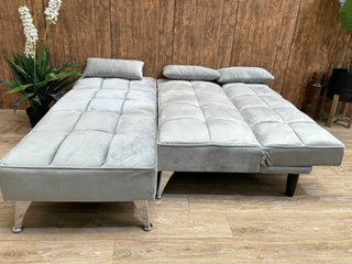 Sofá Cama Chaise Longue Gris 200cm