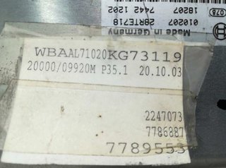 Bmw 7786887 centralita motor serie berlina 796044