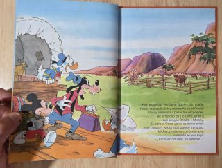 Clásico cuento Disney.Goofy se va al oeste.Salvat.