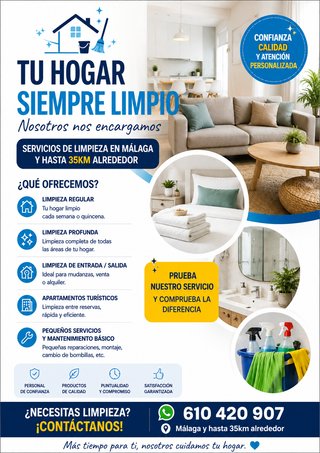 Servicios profesionales de limpieza y mantenimient