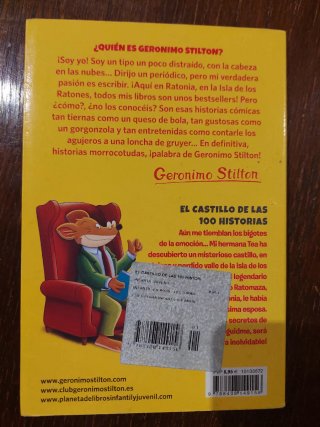 2 libros Jeronimo Stilton 7-9 años