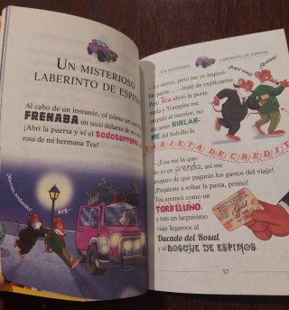 2 libros Jeronimo Stilton 7-9 años
