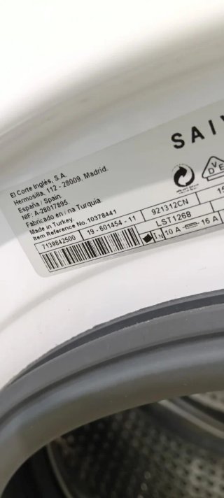 LAVADORA CARGA FRONTAL SAIVOD 6 KG RPM 1200