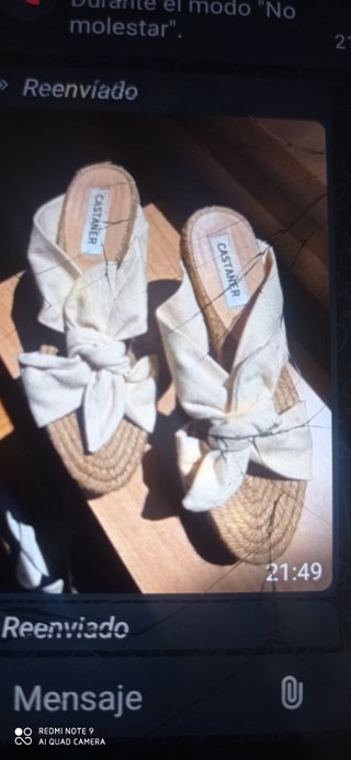 Sandalias Castaner Beige/Blanco Verano