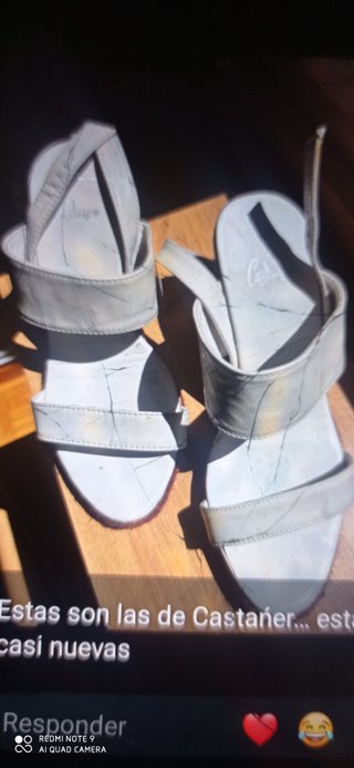 Sandalias Castaner Beige/Blanco Verano