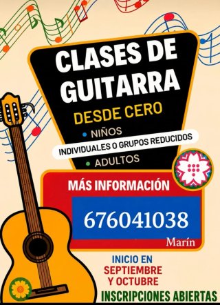 Clases de guitarra  2026/2027