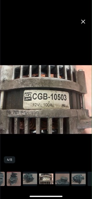 Alternador CGB-10503 12V 100A Opel Zafira Astra