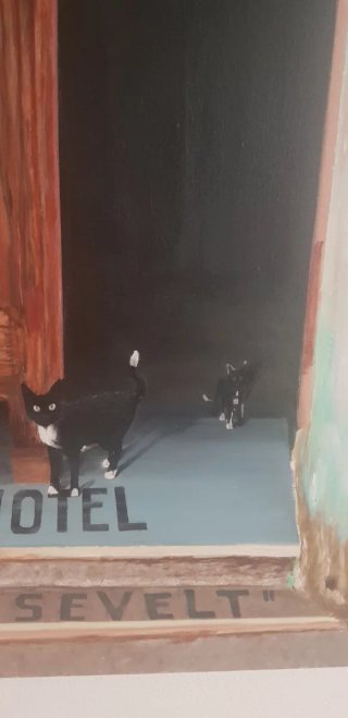 Cuadro Hotel Roosevelt óleo sobre lienzo