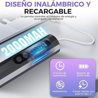 Bostar lima eléctrica 9 niveles LCD 42 recambios