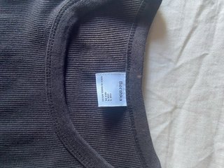 Top negro Bershka