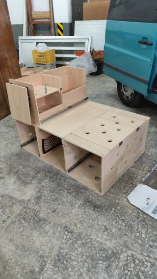 Mueble Camper Furgoneta Caddy