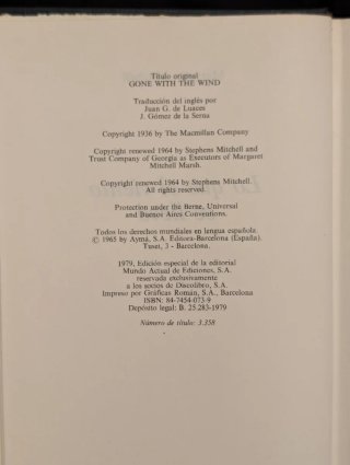 Lo que el Viento se Llevó(Margaret Mitchell, 1936)