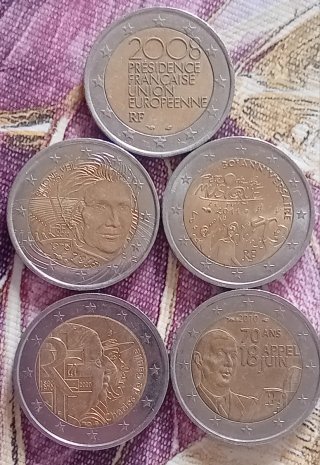Monedas 2€ Francia