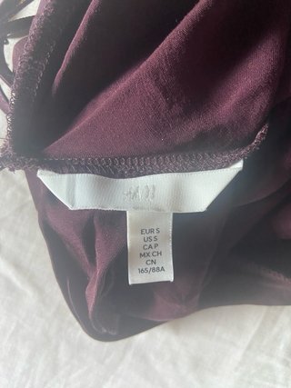 Vestido H&M Morado