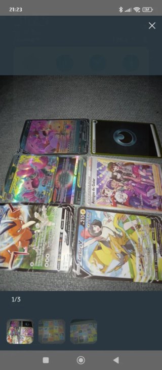 Lote Cartas Pokemon 39 unid. Sol y luna ultra rara