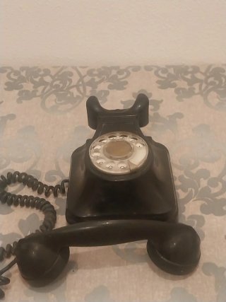 Teléfono Antiguo Baquelita Negro