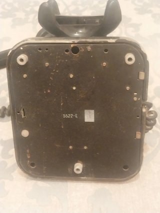 Teléfono Antiguo Baquelita Negro