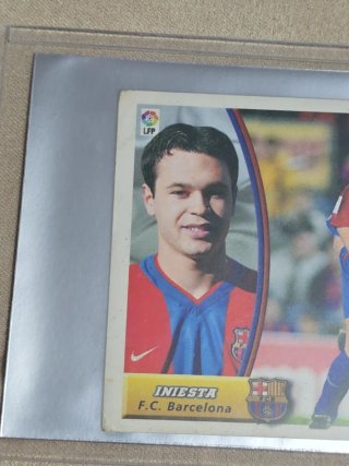 Cromo Iniesta F.C. Barcelona 2003/2004