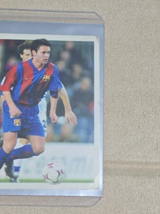 Cromo Iniesta F.C. Barcelona 2003/2004
