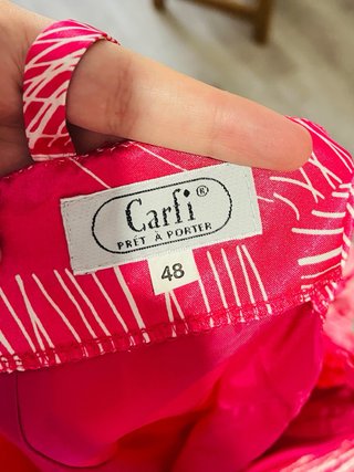 Vestido Carfi estampado tirantes talla 48