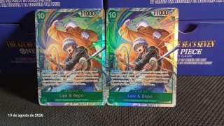 2 Cartas One Piece Law & Bepo ST24-004