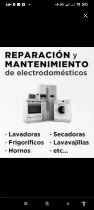 SERVICIO TECNICO ELECTRODOMESTICO