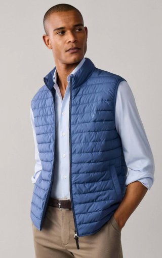 Chaleco acolchado azul marino Original london