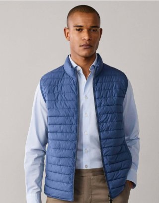 Chaleco acolchado azul marino Original london