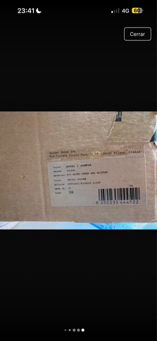 Golden Goose Blancas y Plateadas