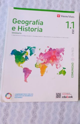 Libros Geografía e Historia 1º ESO Vicens Vives