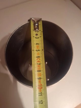 Cola de escape cromada