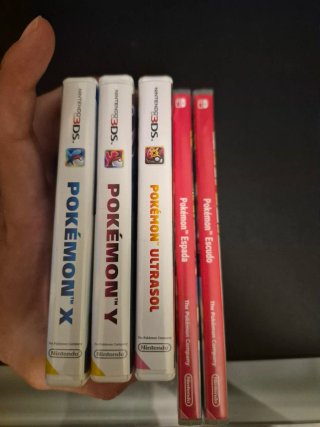 Cajas originales Pokémon 3DS y Switch