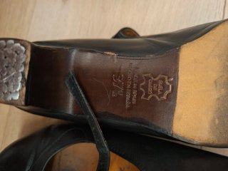 Zapatos de flamenco negros talla 37.5