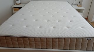 Cama BRIMNES/LÖNSET y colchón VATNESTRÖM