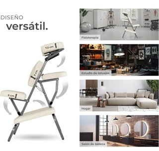 Silla Masaje Fisioterapia Tattoo Portátil