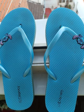 Chanclas Disney Stitch Azul y Morado