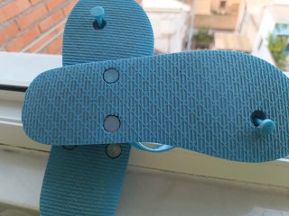 Chanclas Disney Stitch Azul y Morado