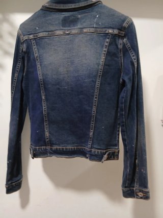 Chaqueta Vaquera Mujer con Tachuelas