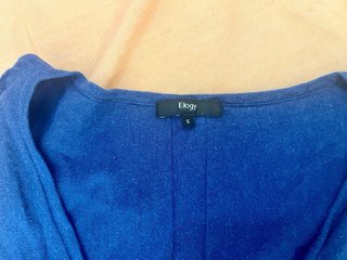Camiseta sin mangas azul Talla S
