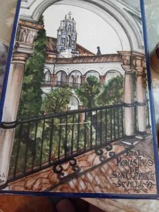 Azulejo Sevilla Monasterio San Clemente