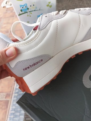 Zapatillas New Balance 41 Blancas Gris Rojas