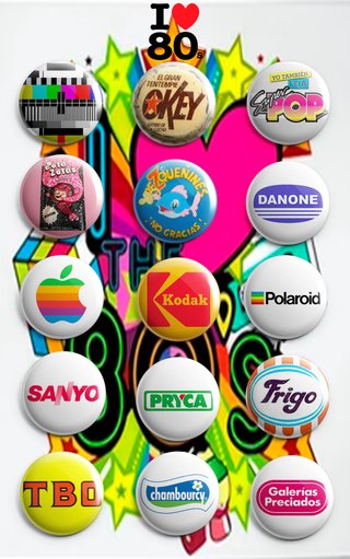 Pack Insignias I Love 80s (Vol. 3)