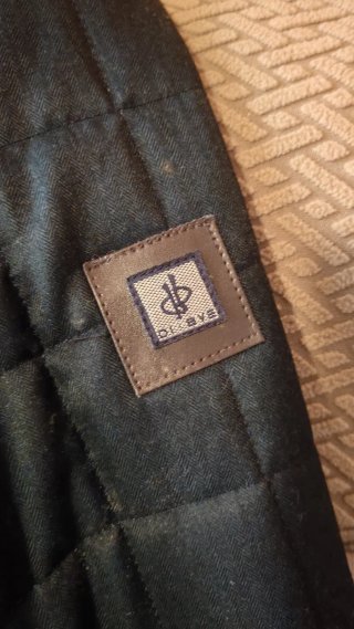 Chaqueta acolchada morada