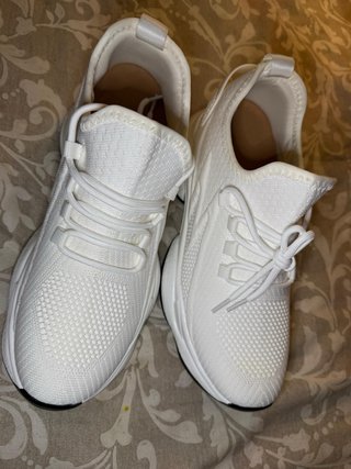 Zapatos running blancos AUMENTA +7cm