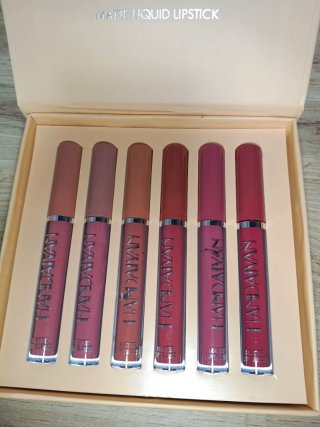 Set 6 Pintalabios Mate Waterproof HANDAIYAN